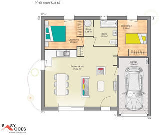  Maison � vendre 2 pi�ces 65 m�