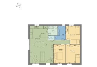  Maison � vendre 4 pi�ces 83 m�