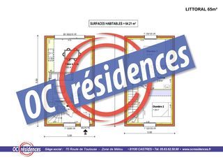  Maison � vendre 3 pi�ces 64 m�