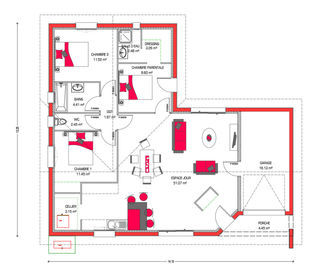  Maison � vendre 4 pi�ces 100 m�