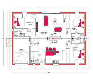  Maison � vendre 4 pi�ces 100 m�