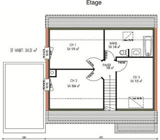  Maison � vendre 5 pi�ces 95 m�
