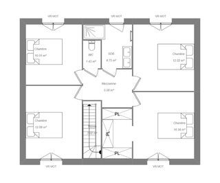  Maison 5 pi�ces 110 m� Monts