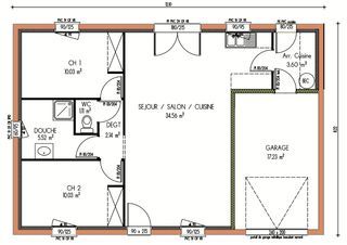  Maison 3 pi�ces 67 m� Saint-jean-d'ass�