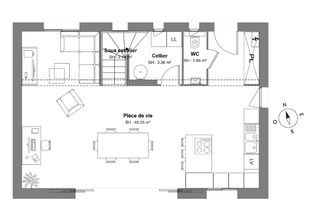  Maison � vendre 3 pi�ces 100 m�