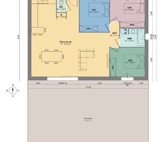  Maison � vendre 4 pi�ces 80 m�