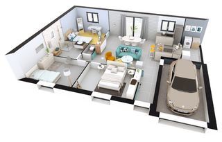  Maison 4 pi�ces 74 m� Fresne-le-plan