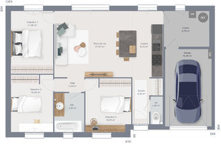  Maison 5 pi�ces 80 m� Notre-dame-du-p�