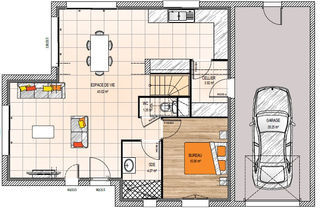  Maison 5 pi�ces 123 m� La membrolle-sur-longuen�e