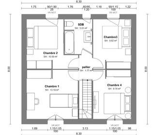  Maison 6 pi�ces 89 m� Les veys