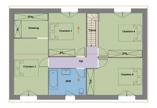  Maison 6 pi�ces 117 m� Camors