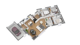  Maison � vendre 4 pi�ces 95 m�