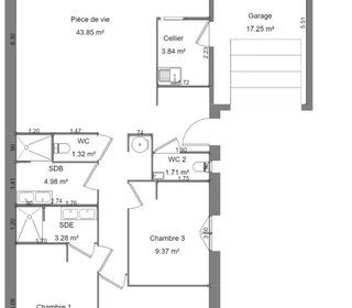  Maison � vendre 3 pi�ces 90 m�