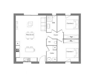  Maison 3 pi�ces 62 m� Magalas