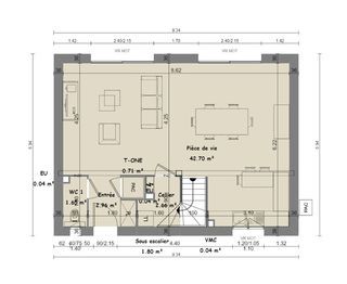  Maison � vendre 4 pi�ces 98 m�