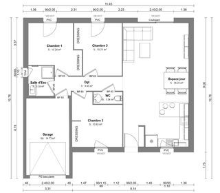  Maison � vendre 4 pi�ces 76 m�