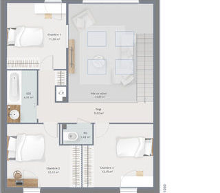  Maison 6 pi�ces 122 m� Alincourt