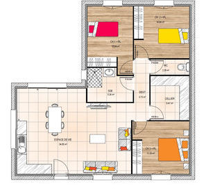  Maison � vendre 4 pi�ces 80 m�