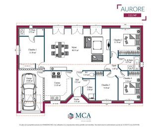  Maison 7 pi�ces 110 m� Laugnac