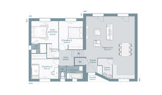  Maison � vendre 4 pi�ces 90 m�