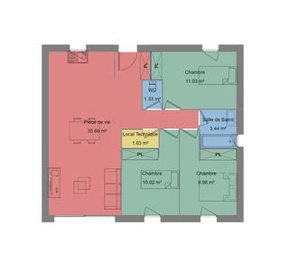  Maison 4 pi�ces 73 m� Joyeuse