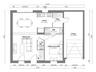  Maison 7 pi�ces 102 m� Baudre