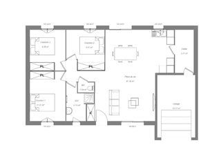  Maison � vendre 4 pi�ces 80 m�