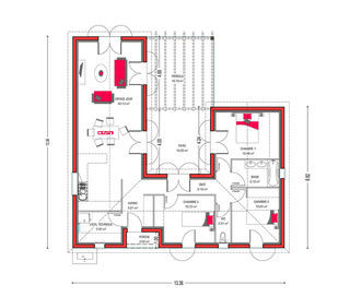  Maison � vendre 4 pi�ces 97 m�