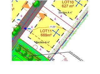  Terrain � vendre 669 m�