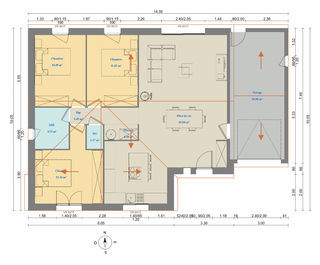  Maison � vendre 5 pi�ces 90 m�