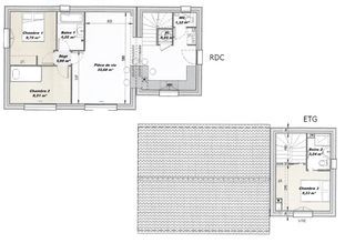  Maison � vendre 3 pi�ces 75 m�