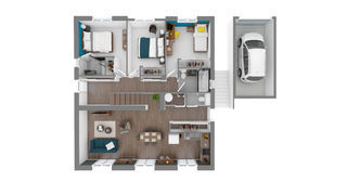  Maison � vendre 5 pi�ces 100 m�