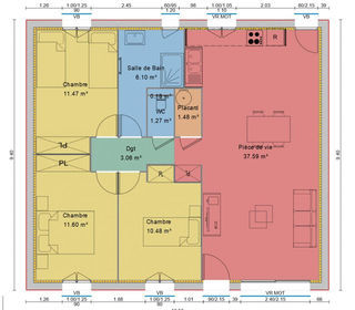  Maison 5 pi�ces 83 m� Bourg-saint-and�ol