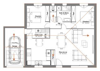  Maison � vendre 3 pi�ces 80 m�