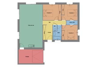  Maison � vendre 3 pi�ces 85 m�