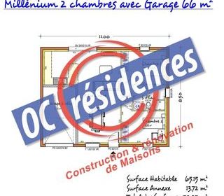  Maison � vendre 3 pi�ces 65 m�