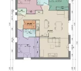  Maison � vendre 4 pi�ces 89 m�