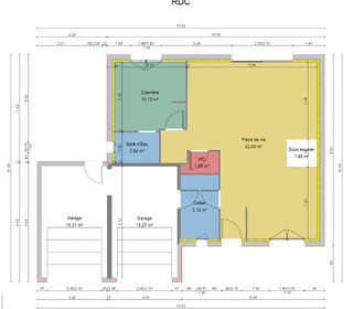  Maison � vendre 3 pi�ces 60 m�