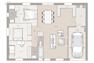  Maison � vendre 4 pi�ces 84 m�