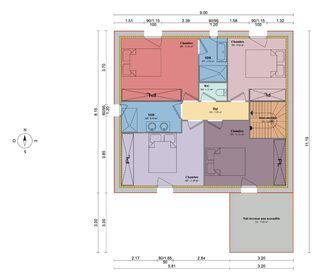  Maison � vendre 6 pi�ces 90 m�