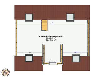  Maison 3 pi�ces 71 m� Saint-marcel