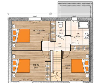  Maison � vendre 5 pi�ces 87 m�