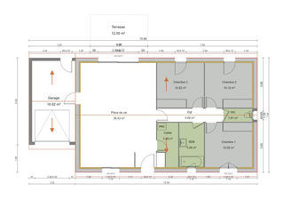  Maison 4 pi�ces 83 m� Bessi�res