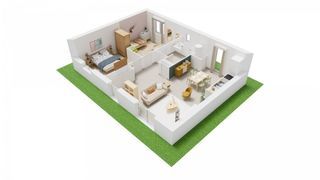  Maison � vendre 3 pi�ces 60 m�