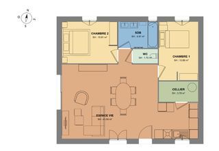  Maison 3 pi�ces 73 m� Saint-marcellin