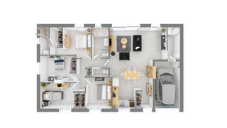  Maison 5 pi�ces 103 m� Odars