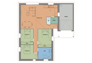  Maison � vendre 4 pi�ces 80 m�