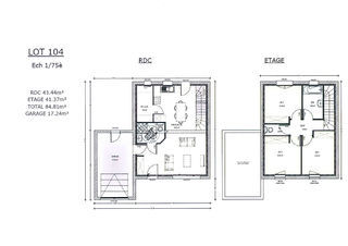  Maison 5 pi�ces 84 m� Gu�c�lard