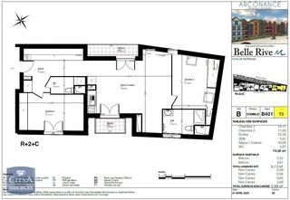  Appartement � vendre 3 pi�ces 74 m�