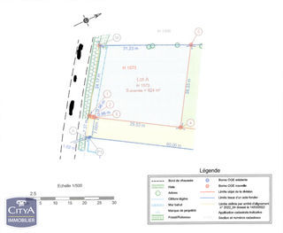  Terrain � vendre 824 m�